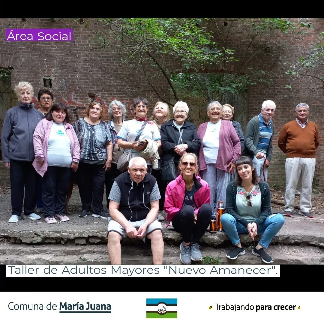 El Taller Comunal “Nuevo Amanecer” disfrutó de una experiencia única en Estación María Juana