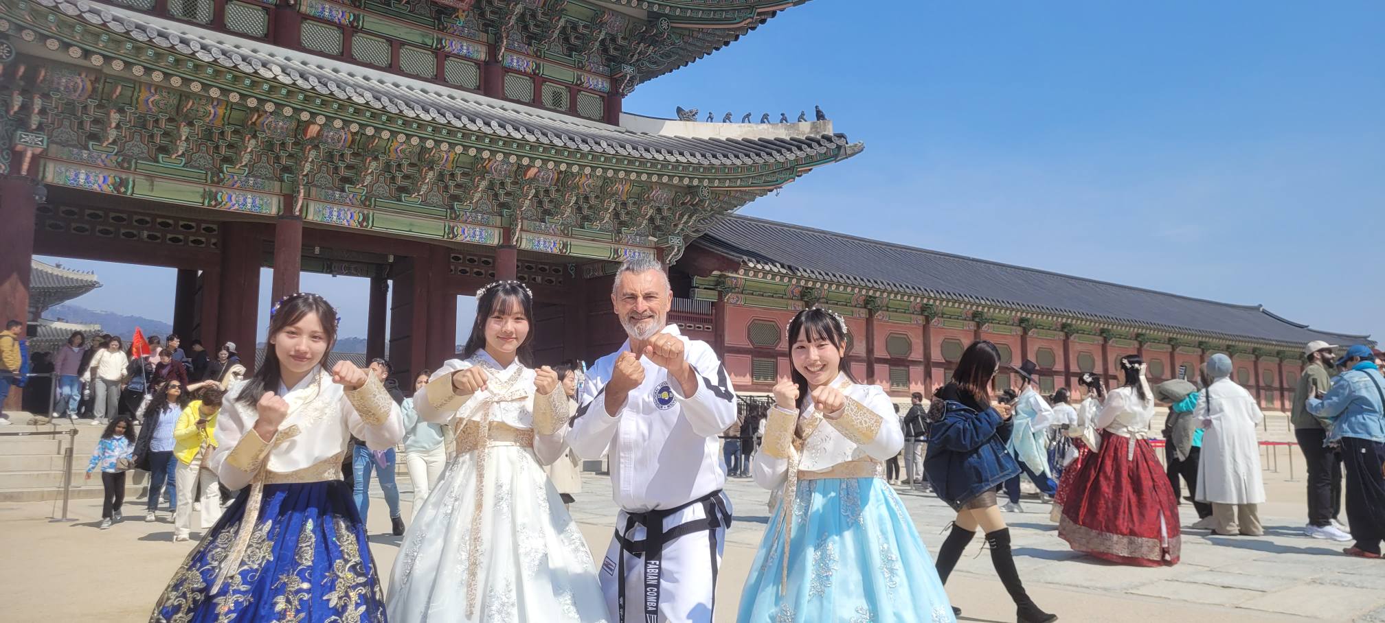 Fabián Comba vive un momento histórico en Corea por los 60 años del Taekwondo